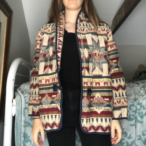Fashion Bug Aztec Sweater - Picture 2 of 5